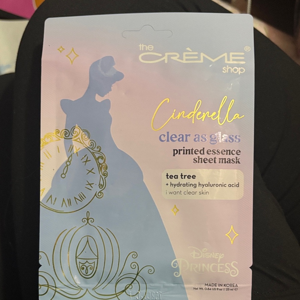Cinderella Essence Sheet Mask - Pink and Blue